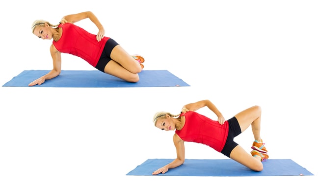 Modified Side Plank with Clam