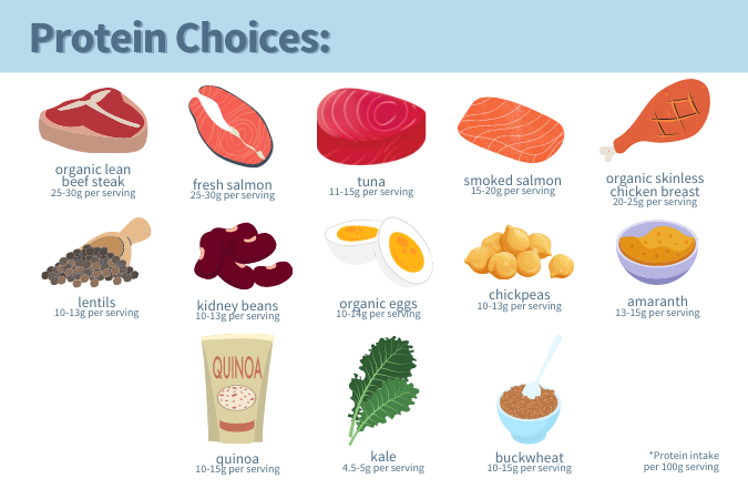 Nutritional Macros: Protein options for a runner's diet while preparing for a marathon or long-distance run.